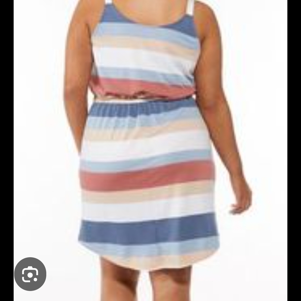 Striped Sleeveless Dress